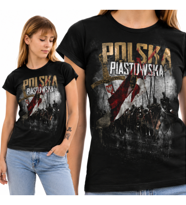 Koszulka damska POLSKA PIASTOWSKA
